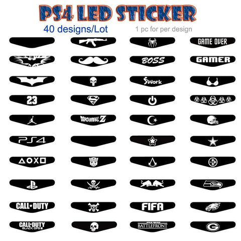 40 in 1 LED Stickers PS4